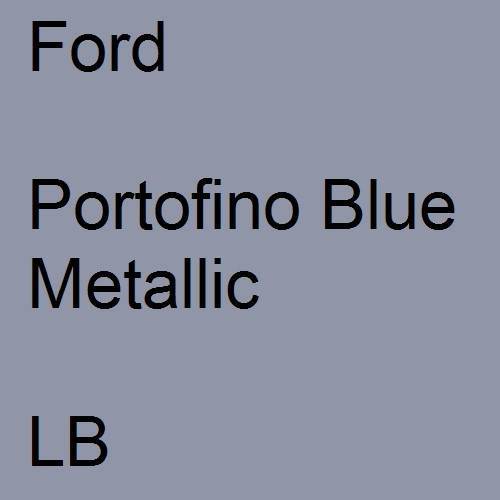 Ford, Portofino Blue Metallic, LB.